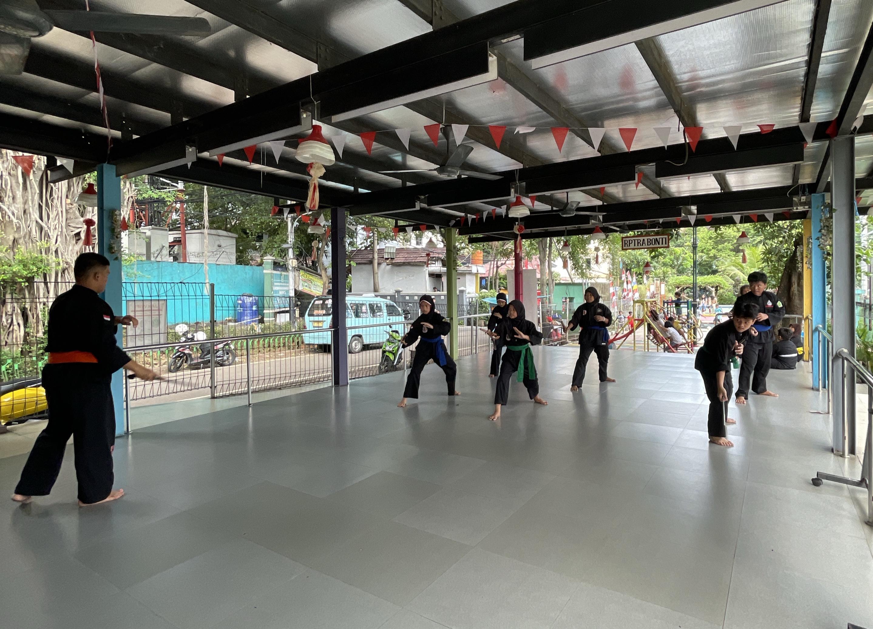 Pencak Silat di RPTRA Bonti